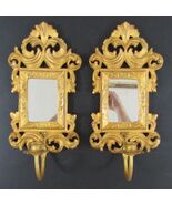 Matched Pair Carver&#39;s Guild Rococo Revival Style Acanthus Sconces - $9,063.41 MXN