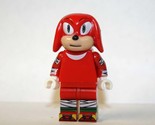 Knuckles from Sonic the Hedgehog movie Custom Minifigure - £3.45 GBP