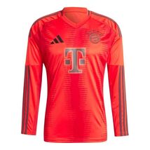 adidasFC Bayern 24/25 Long Sleeve Home Soccer Jersey Asia Sizing 'Red' - $103.00
