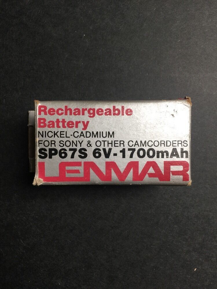 Lenmar Rechargeable Battery For Sony & Other Camcorders SP67S 6V-1700mAh - $24.75