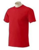 Mens Shirt Augusta Red Short Sleeve Shirt Sport Performance Active Top-size M - £12.45 GBP