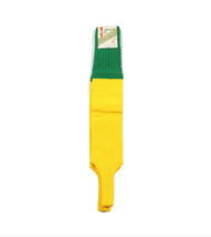 Deadstock Vtg 70s Nylon Stirrup Brazil World Cup Soccer Socks Yellow One... - $23.71