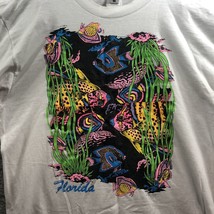 VTG Floride t shirt Fish size large fruit of the loom READ - £7.50 GBP