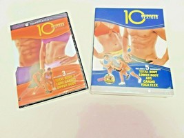 Beach Body Workout 2 Exercise DVDs Resist Bands 10 Minute Trainer Ab Yog... - $32.00