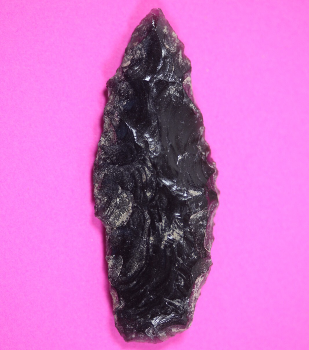 Authentic Pre Columbian Artifact Aztec Arrowhead Battle of Mexico City C... - $29.99