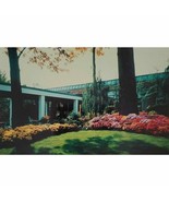 Rye Town Hilton Exterior Rye Brook NY Postcard Gardens - $8.18 CAD