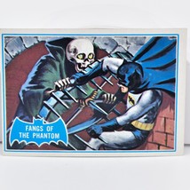 1966 Blue Bat Cowl Back Batman Trading Cards #24B Fangs of the Phantom - £6.32 GBP
