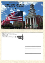 100th Anniversary Postcard featuring Historic Mifflin County Courthouse - $1.00