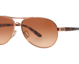 Oakley Feedback Sunglasses OO4079-01 Rose Gold Frame W/ VR50 Brown Gradi... - $108.89