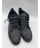 Vintage Levi’s Desert Chukka Boots Men&#39;s Size 10.5M Black Leather Lace Up - £29.88 GBP