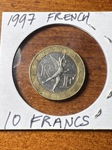 France 10 Francs 1991 French Foreign Coin 2x2 Holder Spirit Freedom Bimetallic - £4.71 GBP