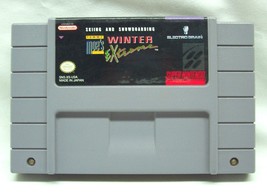 Vintage TOMMY MOE&#39;S WINTER EXTREME SNES Super Nintendo VIDEO GAME Cartri... - $14.85