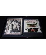 Rolling Stones Framed 12x18 Rolling Stone &amp; Let it Bleed Cover Display  - $69.29