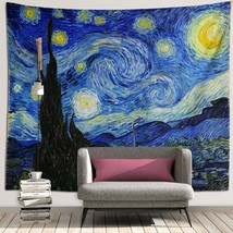 Van Gogh Tapestry, Starry Night Wall Hanging for Bedroom - £24.78 GBP