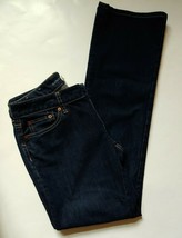 Banana Republic Curvy Boot Cut Jeans Womens Size 26 Dark Wash READ - £14.24 GBP