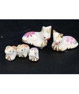 Micro Mini Talavera Mexican Pottery Hand Painted Colorful Cats &amp; Kittens... - $22.27