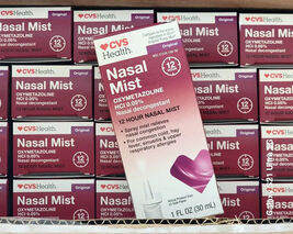 Lot of 5 Health Original NASAL MIST 12 Hour Pump Nasal Decongestant EXP ... - $21.64