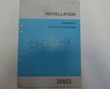 1989 Volvo Penta Aquamatic Controlli E Steerings Installazione Manuale - $4.94