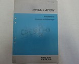 1989 Volvo Penta Aquamatic Controlli E Steerings Installazione Manuale - £3.96 GBP