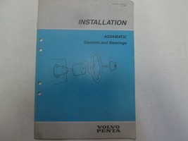 1989 Volvo Penta Aquamatic Controlli E Steerings Installazione Manuale - £3.88 GBP