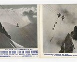 Aiguille Du Midi Cable Car Brochure Chamonix France 1950&#39;s - £14.79 GBP