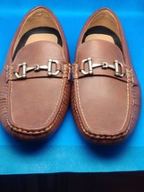 David Stone Leather Shoes Loafers 045668 Slide On Men&#39;s Size 9 Slip On - $15.69