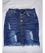 jean stretch mini skirt - £11.08 GBP