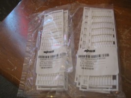 New Sealed Lot Of 500 Wago Terminal Block Marker Card Blank # 793-5501 - £11.50 GBP