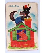 Vtg E.E Fairchild Rochester NY Old Maid Replacement Pair &quot;3 Little Pigs&quot; - $6.86 CAD