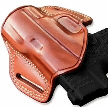Fits Kahr Arms CM9 3”BBL Leather Belt Holster #1120# RH image 6