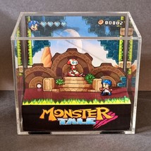 Monster Tale - 3D Cube Handmade Diorama - Video Games - Shadowbox - $69.19