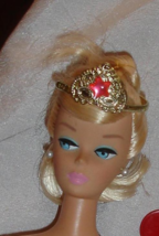 Barbie doll lot star tiara crown comb and pendant vintage fashion tiara - $12.99