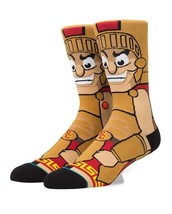 Mens 6-8.5 University of Southern California USC Mascot Crew Socks Tommy Trojan - £9.35 GBP