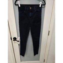 J BRAND Maria Skinny Jeans Bluebird Wash Size 27 High Rise Dark Wash Str... - $65.00