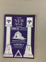 RARE Masonic Magazine THE NEW AGE Supreme Council 33 Degree September 1965 - $380.53 MXN