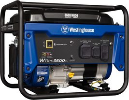 Generator Portable 4650 Watt RV Ready 30A Outlet,Gas Powered,CO Sensor Westingho - £574.81 GBP