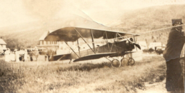 WWI Photograph Of Aircraft With Civilian Onlookers In The Background - $43.56