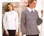 Vogue V9333 Misses 6 to 14 Kathryn Brenne Button Front Shirt Sewing Pattern - $23.14