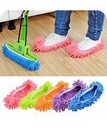 5 Pairs Floor Dust Cleaning Slippers Shoes Lazy Mopping Shoes Micro Fibe... - £18.12 GBP+