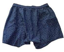 Hanes Mens Boxer Shorts Lot of 3 Size S 30-32 Cotton Blue Print Classic Fit image 8