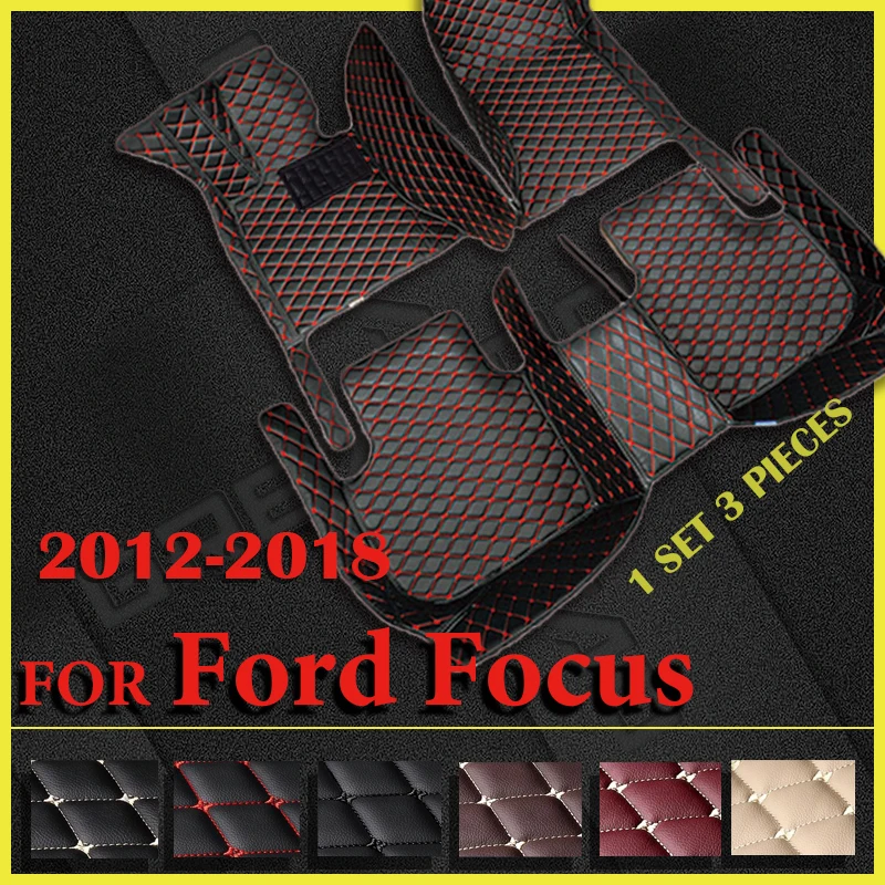 Car Floor Mats For Ford Focus 2012 2013 2014 2015 2016 2017 2018 Custom Foot - £73.40 GBP+