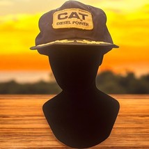 VTG 80’s CAT Diesel Power K-Products Snapback Hat Scrambled Egg USA CRAC... - $24.87