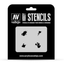 Vallejo Stencils Texture Effects - Petrol Spills - $22.28 CAD
