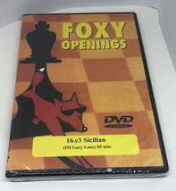 16.c3 Sicilian (IM Gary Lane) Foxy Openings (DVD) New! - £11.02 GBP