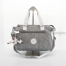 NWT Kipling KI1059 Pilar Crossbody Bag Purse Handbag Polyester Shaded Grey $129 - £63.10 GBP
