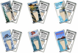 Clearwater FootWhere® Souvenir Fridge Magnets. 6 Piece Set. Made in USA - £26.78 GBP
