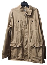 Field And Stream Mens Outdoor Zippered And Button Jacket Large - $11.68