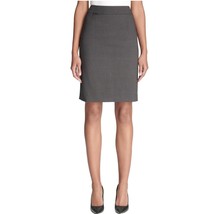 Calvin Klein Womens 10 Charcoal Straight Cut Pencil Knee Length Skirt NW... - $27.43