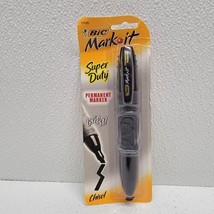 Bic Mark It Super Duty Permanent Marker Grip It Chisel Tip - New Sealed - Rare - £51.25 GBP