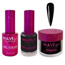 WAVEGEL Soak-Off Gel, Nail Lacquer &amp; Acrylic/Dip Powder Matching Set - Princess  - £17.02 GBP